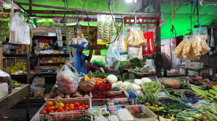 Harga Sayuran di Pasar Sanggau Stabil Pekan Ini