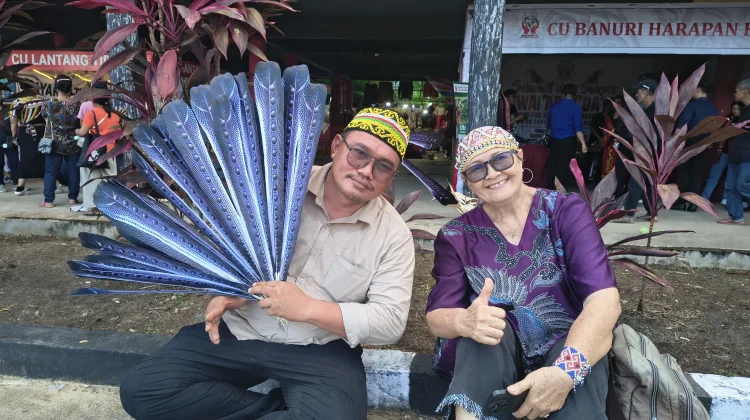 Replika Bulu Ruai Dukung Budaya Dayak Ramah Lingkungan