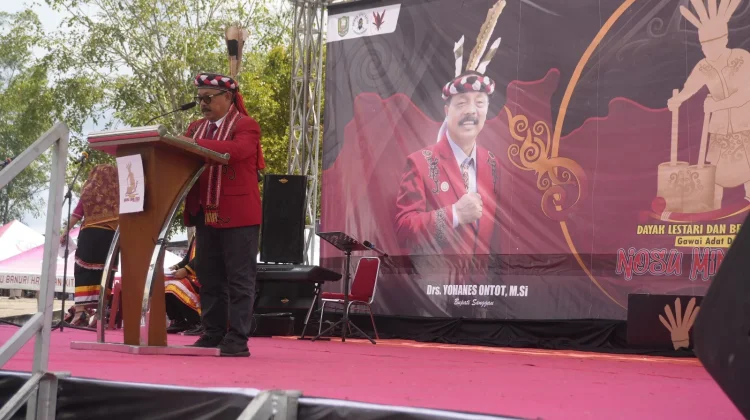 Bupati Sanggau Ajak Generasi Muda Lestarikan Budaya Dayak