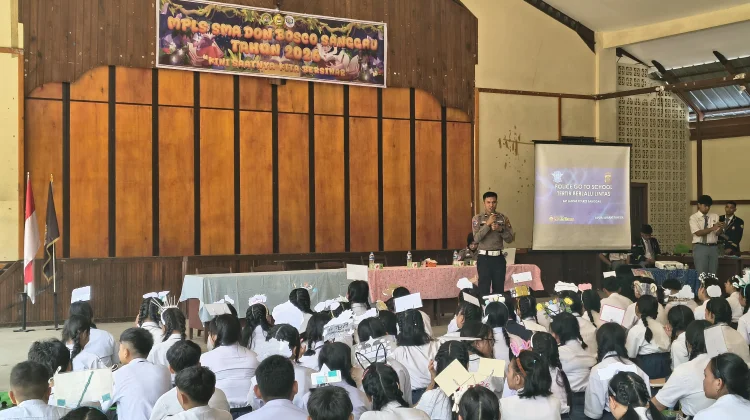 Polres Sanggau Gencarkan Police Goes To School Tekan Lakalantas