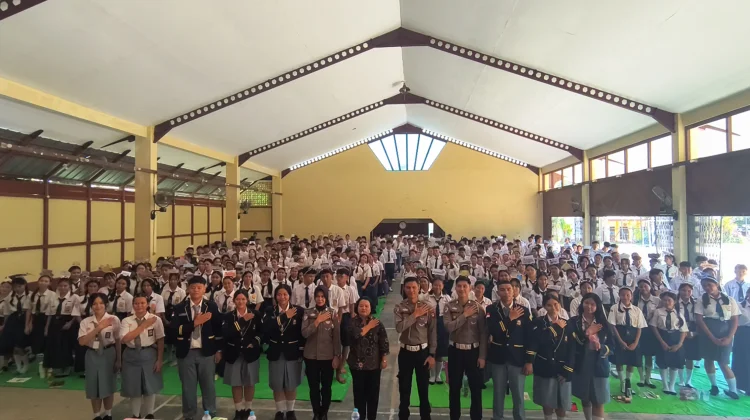 SMA Don Bosco Sanggau Apresiasi Edukasi Satlantas