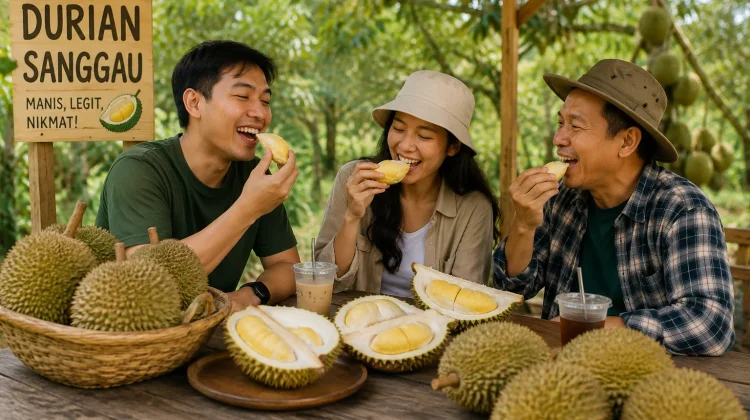 Musim Durian Tiba, Durian Sanggau Kembali Jadi Primadona Pecinta Buah