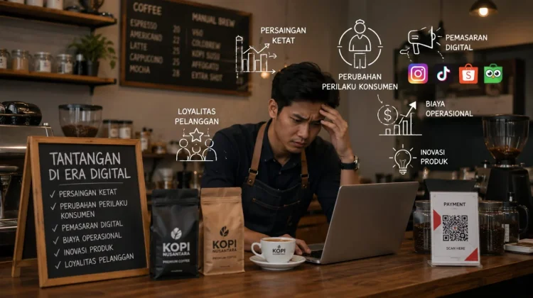 UMKM Kopi Kamek Sanggau Kembangkan Usaha Melalui Penjualan Online