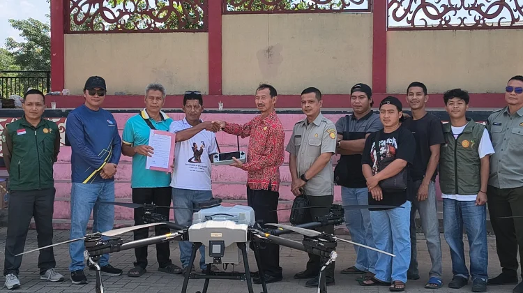 DKPTPHP Sanggau Apresiasi Bantuan Drone untuk Brigade Pangan