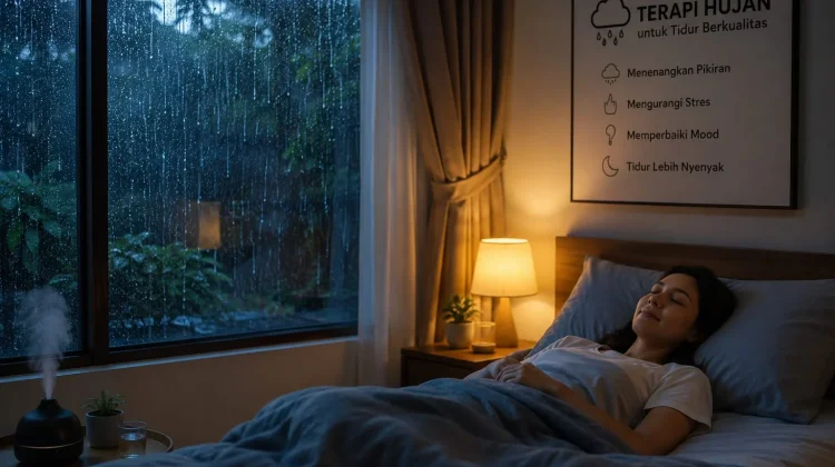 Terapi Rintik Hujan, Suara Alam yang Membantu Tidur Lebih Nyenyak
