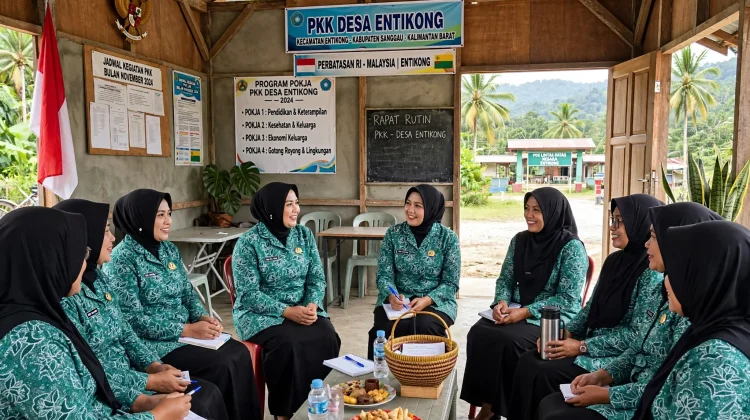 PKK Entikong Ungkap Kunci Kelola Organisasi