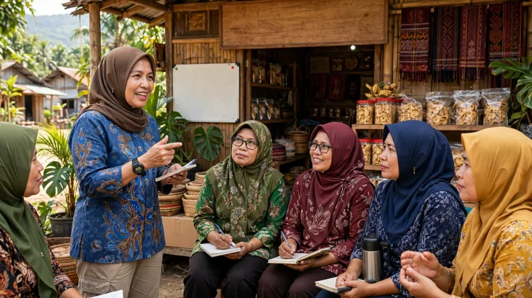 PKK Entikong Bagikan Kunci Perempuan Berdaya