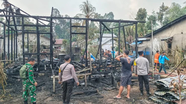 Polisi Ungkap Dugaan Penyebab Kebakaran Rumah di Kembayan