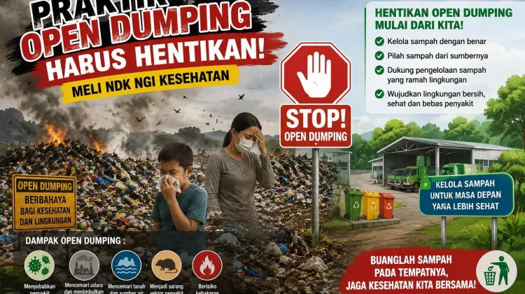 Open Dumping Ancam Kesehatan Pengelolaan Sampah Harus Dibenahi