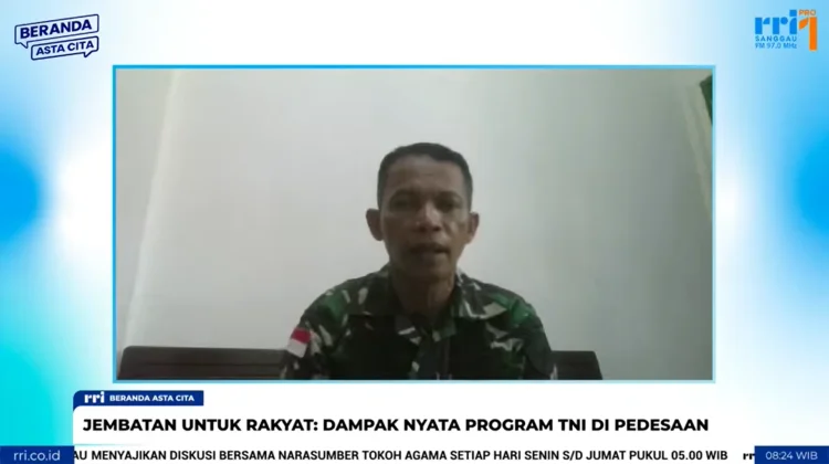 Kodim 1204/Sanggau Perkuat Akses Pedesaan dengan Jembatan