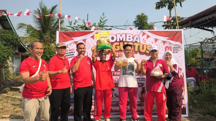 Lurah Ilir Kota Apresiasi Semangat Warga RT 12 Sambut HUT RI