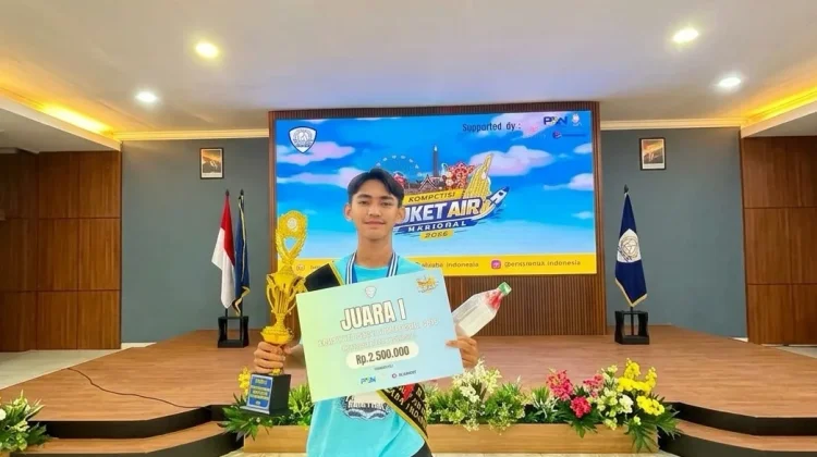 Aplikasi Ilmu Dibalik Roket Air yang Buat Caesar Raih Juara