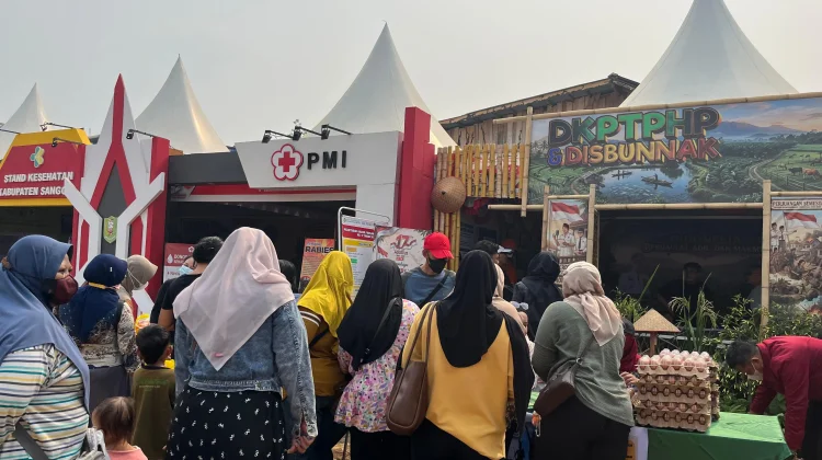 Disbunnak Kalbar Suplai Telur Murah dalam Pameran Pembangunan Sabang Merah