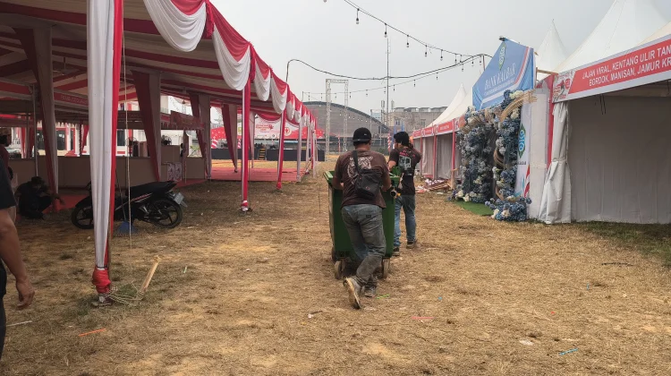 Sampah dari Festival Rakyat UMKM Sanggau Capai 2 Ton Perhari