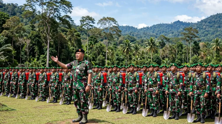 Kodim 1204 Sanggau Siagakan 100 Personel Hadapi Karhutla