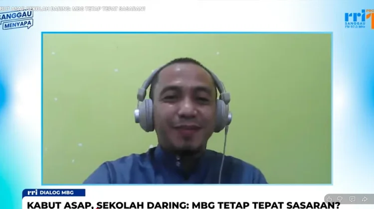 Siswa Belajar dari Rumah imbas Kabut Asap, Penyaluran MBG Terkendala
