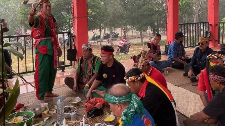 Ritual Adat Berbantan, Tradisi Suku Dayak untuk Minta Hujan