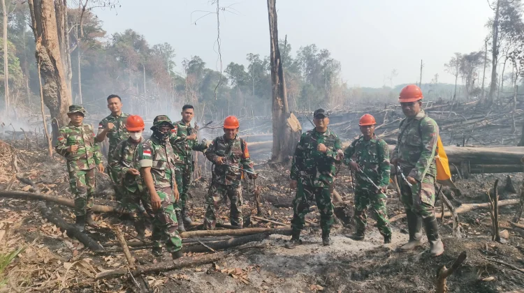 Sinergi Lintas Sektor Berhasil Tekan Karhutla di Sanggau