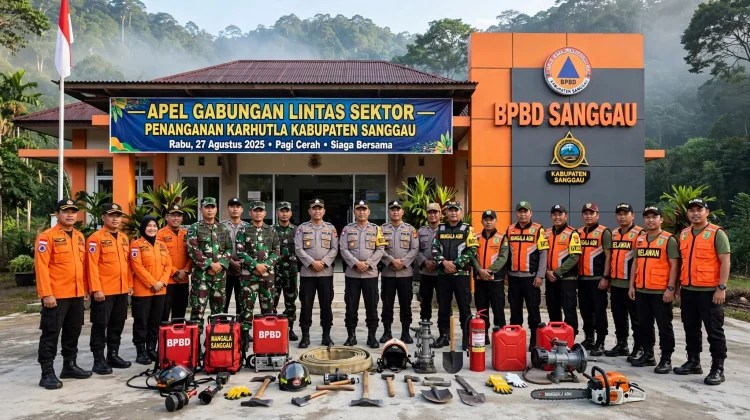 BPBD Sanggau Libatkan Lintas Sektor Tangani Karhutla