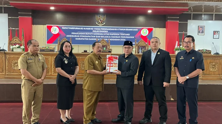 Bupati Sanggau Ajukan Raperda APBD Perubahan 2026, Pendapatan Naik Rp3,088 Miliar