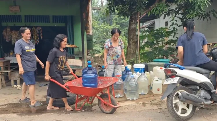 PDAM Beduai Salurkan 10 Ribu Liter Air Bersih