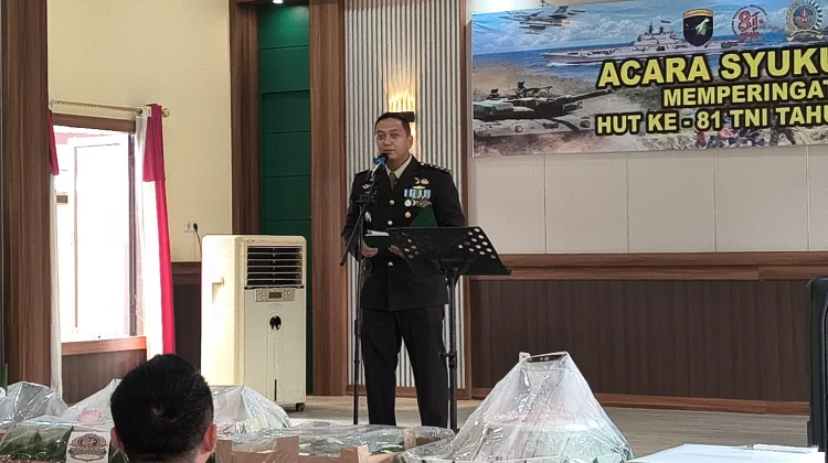 HUT ke-81 TNI, Dandim Tekankan Peran Rakyat