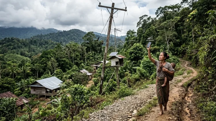 Tantangan Infrastruktur Hambat Akses Sinyal Desa Terpencil Sanggau