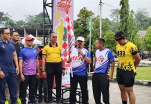 Bupati Ontot Lepas Jalan Sehat HPN 2026