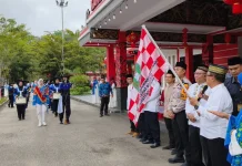 Bupati Ontot Resmi Lepas Pawai Taaruf Sambut Ramadan