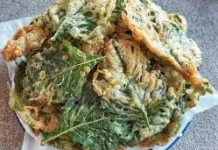 Menyulap Daun Bayam Menjadi Olahan Renyah