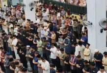 Masjid Agung Sanggau Dipadati Jamaah Tarawih