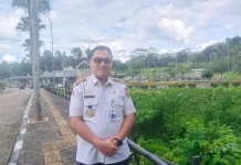 Perlintasan di PLBN Entikong Normal saat Ramadan