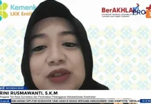 LKK Entikong Imbau Pelintas Terapkan Pola Hidup Sehat