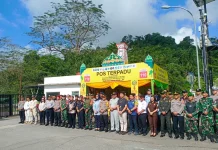 Polsek Entikong Gelar Apel Perdana Operasi Ketupat Kapuas