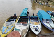 Arus Mudik di Dermaga PT Erna Sanggau Sepi