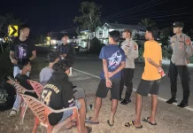 Patroli Cipkon Ramadan, Polisi Jaga Kondusivitas Balai Karangan