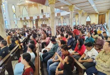 Umat Katolik Sanggau Rayakan Paskah Penuh Syukur