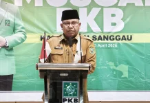 Sekda Aswin Hadiri Muscab PKB Sanggau