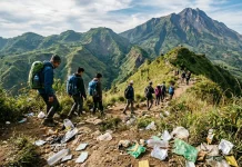 Ironi Alam Kalbar, Keindahan Gunung Ternodai Sampah Pendaki