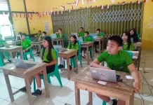 Puluhan Pelajar SDN 13 Pesing Ikuti TKA