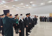 Pelantikan 146 ASN Fungsional Sanggau Perkuat Investasi SDM