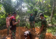 TMMD Sanggau Percepat MCK Semayang