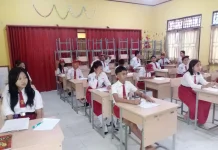 Hari Pertama TSSP di SDN 03 Sontas Lancar