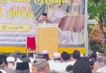 Salat Ied di Sanggau, Khatib Ajak Teladani Nabi Ibrahim
