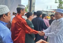 Ratusan WNI di Malaysia Salat Iduladha Bersama di KJRI Kuching