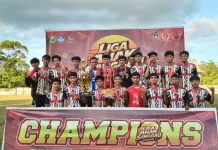 Spanda Tayan Hulu Juara Liga Anak Sanggau U-15