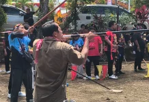 Jaga Tradisi, 76 Peserta Meriahkan Lomba Sumpit di Sanggau
