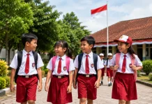 Ini Makna Merah Putih di Seragam SD
