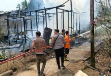 Rumah Warga di Kembayan Hangus saat Pemilik ke Ladang