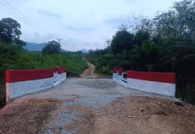 Kodim Sanggau Tuntaskan 3 Jembatan Armco di Perbatasan